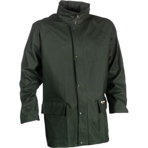 Triton regenvest blister Olijfgroen