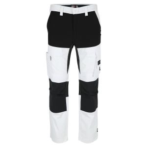 Hector broek Wit/Zwart