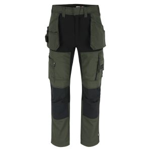 Spector broek Donker kaki/Zwart