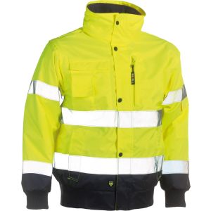 Tarvos High Viz jas Geel/Navy
