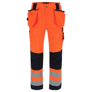Styx hoge zichtbaarheid broek Oranje/Navy