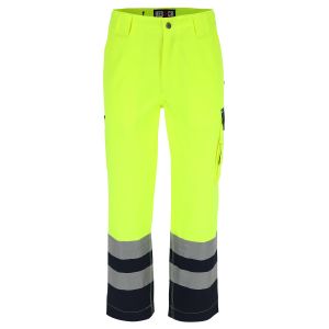 Olympus hoge zichtbaarheid broek Geel/Navy