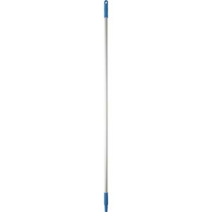 Vikan Aluminium steel handvat blauw met schroefdraad