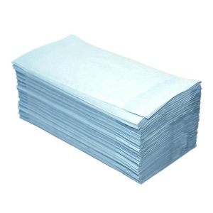 Handoek zz-vouw, blauw 1 laags (5000)