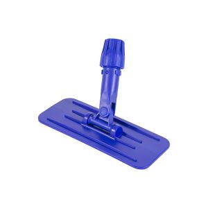 Scrubber handpadhouder met steelverbinding 23,5x10cm, blauw