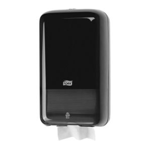 Tork Folded Toilet Paper Dispenser, Zwart