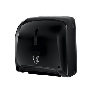 Mini NoTouch hand towel dispenser  zwart