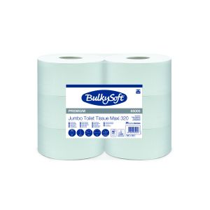 BulkySoft Maxi jumbo toiletpapier cellulose 2lgs. pak 6x320mt. 