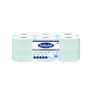 BulkySoft Mini jumbo toiletpapier cellulose 2lgs. pak 12x170mt. 