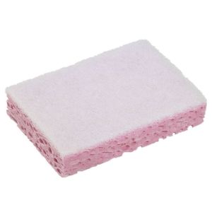 Sponrex 31 schuurspons Roze/ Wit pak a 1x10stuks
