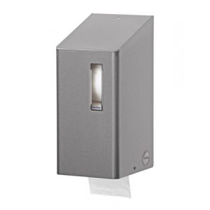 SanTRAL Toiletrolhouder 2rols RVS
