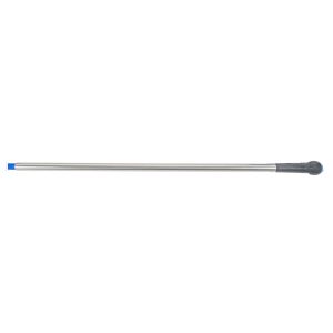 Ivo Giotto Aluminium steel met schroefdraad 145cm 23mm, handvat ORANJE 