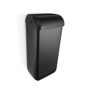 Black Satino afvalbak 23 liter Zwart
