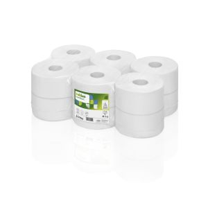 Satino comfort mini jumborol wit, 180 m, 2 lagen 1x12 rol