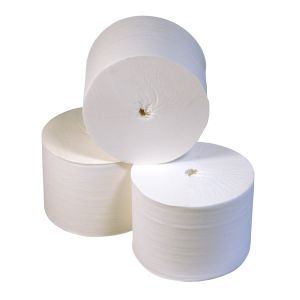 BulkySoft Coreless Toiletpapier cellulose, 1000vel pak 36rol x 105m. (kokerloos)