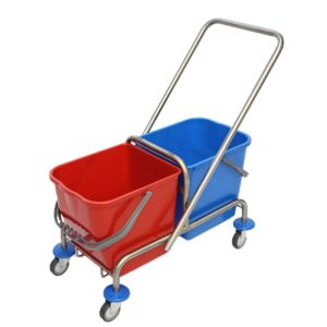 Dubbele rolemmer RVS 2x 17ltr of 2x 25ltr. 