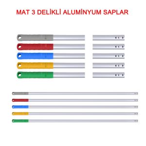 Elive Aluminium steel met 3 gaten 150cm