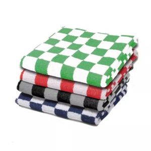 Keukenhanddoek Badstof geblokt 10 stuks