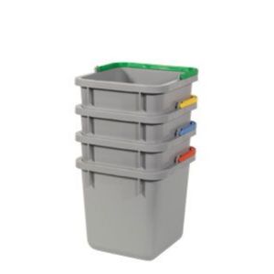 Numatic Grijze emmer 6 liter met gele hendel
