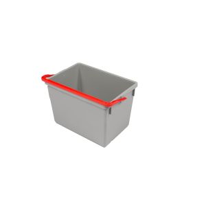 Numatic Grijze emmer 10 liter met rode hendel