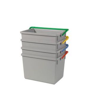 Numatic Grijze emmer 10 liter met gele hendel
