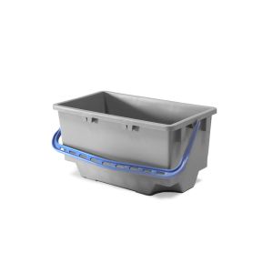 Numatic Grijze emmer 18 liter met blauwe hendel
