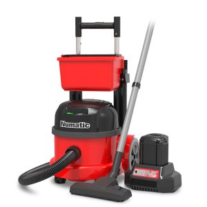Numatic Batterijstofzuiger PBT230-NX rood met kit AA29E