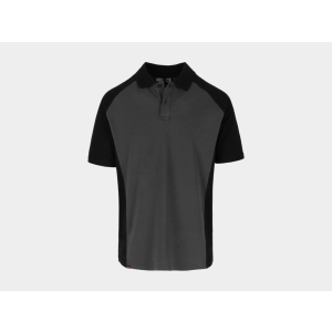 BRABO Polo Korte Mouwen ANTRACIET/ZWART