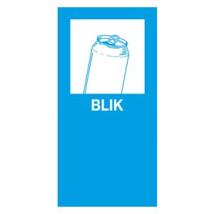 Magneetsticker Blik Blauw
