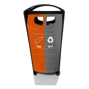 BINsolumn Buitenafvalbak 2x50 ltr