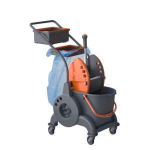 Ivo Giotto Enkele Mopemmer 25L met Onderstel LT25, Moppers en Duwbeugel, Afvalunit en Tray
