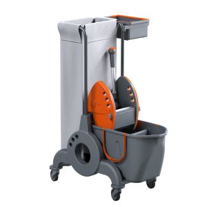 Ivo Giotto Compacto NR 5 Dubbelen Werkwagen 15+10Liter