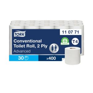 Tork Traditioneel Toiletpapier Advanced 2-laags, 400vel T4