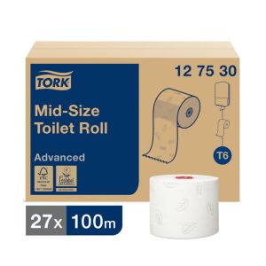 Tork Soft Mid-size Toilet Roll MET PIN T6, ds. 27 rol