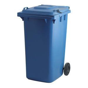 Container met papiergleuf en slot