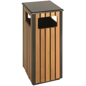 Vierkante houten buitenbak
