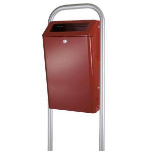 Aluminium buitenafvalbak