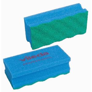 Vileda PurActive schuurspons blauw pak a 10 stuks