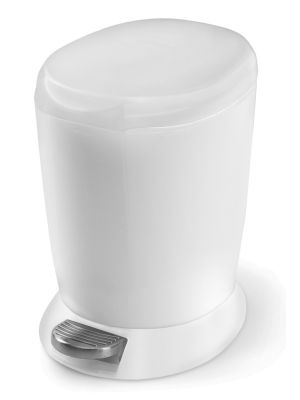 Mini pedaalemmer 6 liter, Simplehuman Wit