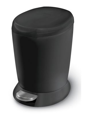 Mini pedaalemmer 6 liter, Simplehuman Zwart