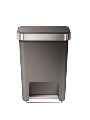 Pedaalemmer Rectangular Kunststof met Liner Pocket 45 ltr, Simplehuman