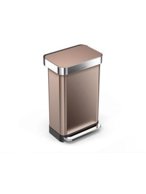 Pedaalemmer Rectangular met Liner Pocket 45 ltr, Simplehuman