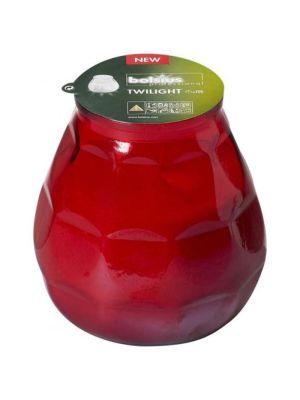 Bolsius terraskaarsen Twilight  Rood  ds. 12 stuks