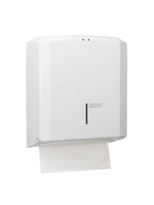 Medeclinics handdoekpapier dispenser wit gecoat