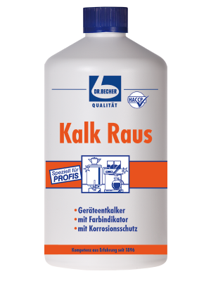 Becher ontkalker met kleurindicator 1L