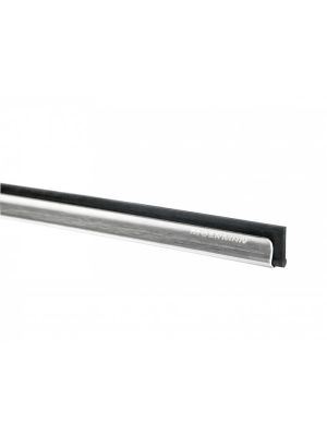 Moerman RVS rail met rubber zwart 