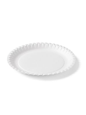 Biodore® Bord, Karton, Ø220mm, wit ds 8x 100st.