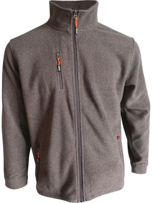 Ilias fleece jas Grijs Mix