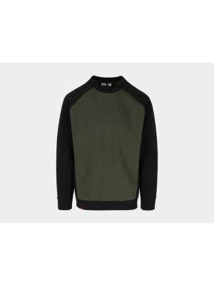 Boris Sweater DONKER KAKI/ZWART
