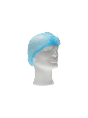 CMT haarnet L (clip cap) pp non woven 100st. in zak blauw large